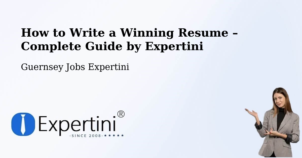 Resume Writing Guide for Job Seekers – Jerbourg - Jerbourg, Guernsey Jobs Expertini